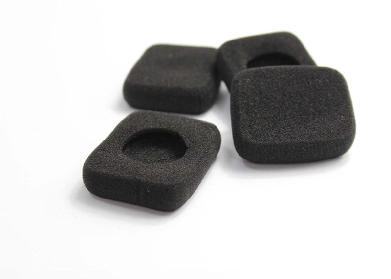 Rhinenet Replacement Earpads Compatible for Bang & Olufsen B&O Beoplay Form 2 2i Headphones Earphone Ear Pads Cover Sponge Square Foam Ultra Soft Cushions Durable Comfortable Black 4PCS - Image 4